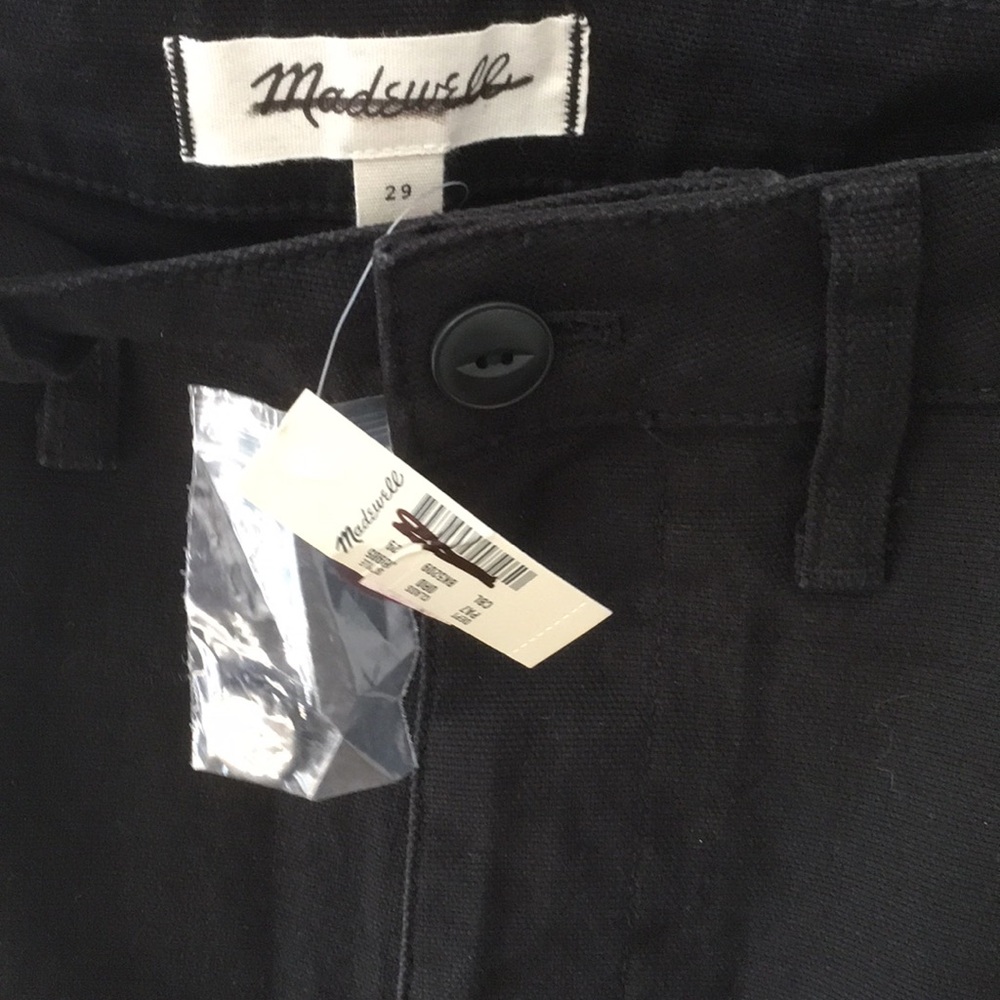 Madewell black Emmett wide leg pant 28P - Picture 7 of 8